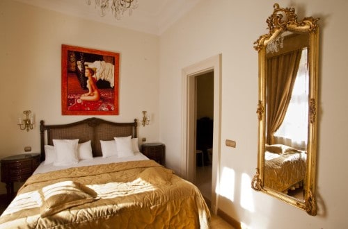 Double room at St. George Residence in Budapest, Hungary. Travel with World Lifetime Journeys