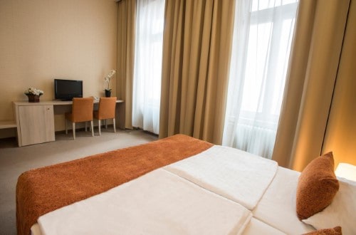 Double room at Star City Hotel in Budapest, Hungary. Travel with World Lifetime Journeys