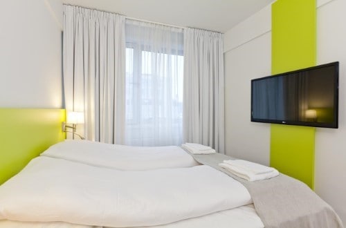 Double room at Thon Hotel Munch in Oslo, Norway. Travel with World Lifetime Journeys