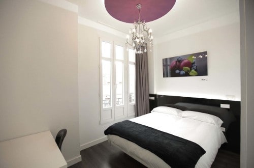 Double room at Vitium Urban Suites in Madrid, Spain. Travel with World Lifetime Journeys