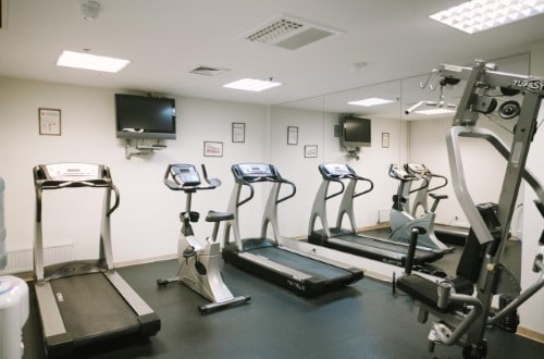 Fitness centre at Peter I Hotel in Moscow, Russia. Travel with World Lifetime Journeys