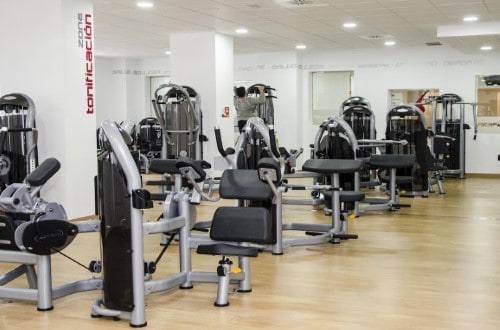 Fitness room at Claridge Hotel in Madrid, Spain. Travel with World Lifetime Journeys