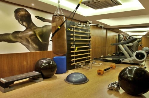 Fitness room at Hotel Turim Europa in Lisbon, Portugal. Travel with World Lifetime Journeys