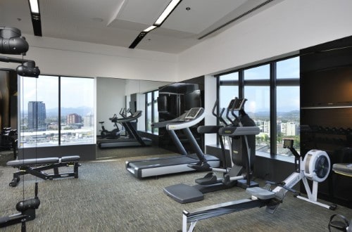 Fitness room at Radisson Blu Plaza Hotel Ljubljana in Sovenia. Travel with World Lifetime Journeys