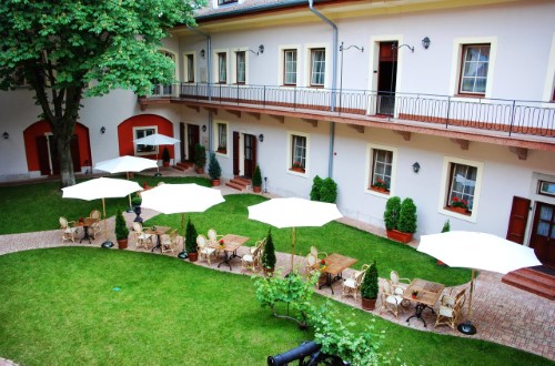 Garden view at St. George Residence in Budapest, Hungary. Travel with World Lifetime Journeys