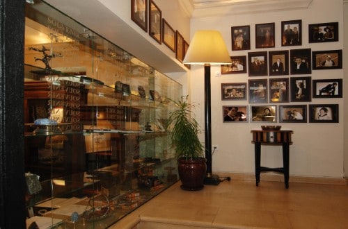 Gift shop at Arc de Triomphe Hotel in Bucharest, Romania. Travel with World Lifetime Journeys