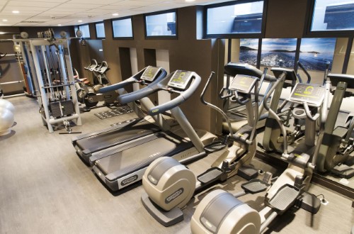 Gym room at Corendon City Hotel Amsterdam in Netherlands. Travel with World Lifetime Journeys