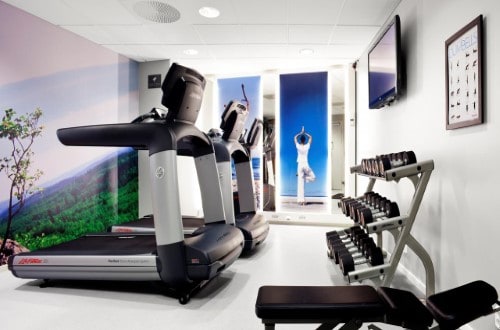 Gym room at Scandic Vulkan Hotel in Oslo, Norway. Travel with World Lifetime Journeys