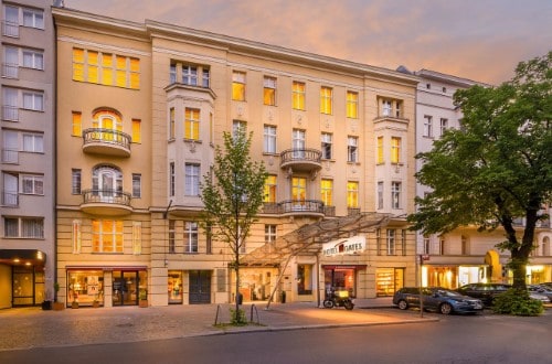 Hotel panorama at Novum Hotel Gates Berlin Charlottenburg in Berlin, Germany. Travel with World Lifetime Journeys