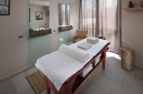 Massage room at Rubin Wellness in Budapest, Hungary. Travel with World Lifetime Journeys