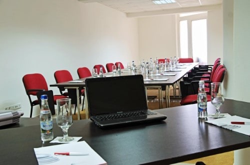 Meeting room at Silver Hotel in Oradea, Romania. Travel with World Lifetime Journeys