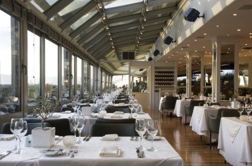 Restaurant at Titania Hotel in Athens, Greece. Travel with World Lifetime Journeys