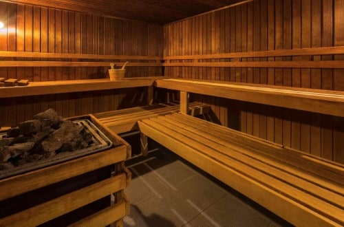 Sauna at Mercure Hotel Amsterdam City in Netherlands. Travel with World Lifetime Journeys