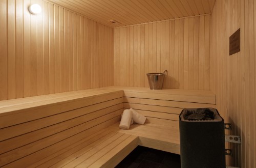 Sauna at Scandic Solli Hotel in Oslo, Norway. Travel with World LIfetime Journeys