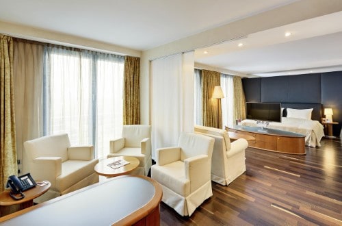 Suite at Austria Trend Hotel Ljubljana in Slovenia. Travel with World Lifetime Journeys