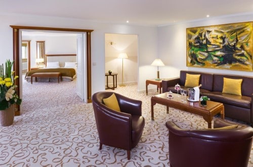 Suite at Kempinski Hotel Bristol in Berlin, Germany. Travel with World Lifetime Journeys