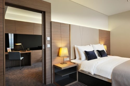 Suite at Radisson Blu Plaza Hotel Ljubljana in Sovenia. Travel with World Lifetime Journeys