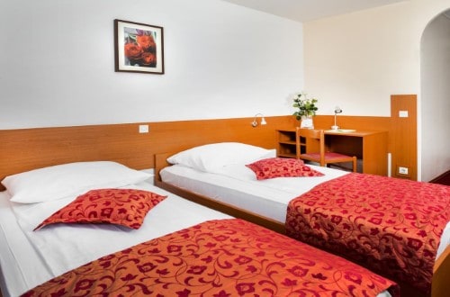 Twin room at B&B Hotel Ljubljana Park in Slovenia. Travel with World Lifetime Journeys