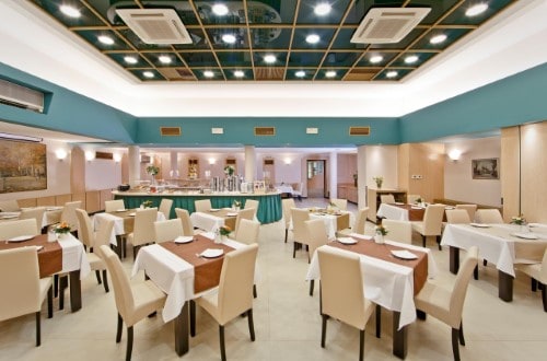 Breakfast buffet at Hotel Central in Zagreb, Croatia. Travel with World Lifetime Journeys