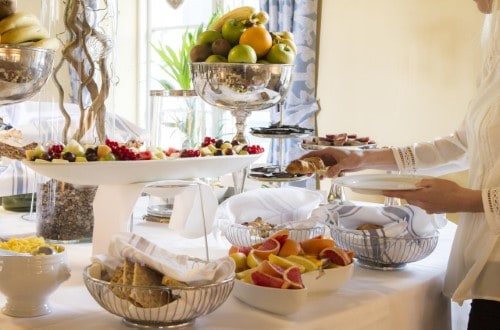 Buffet breakfast at Hotel Haven in Helsinki, Finland. Travel with World Lifetime Journeys