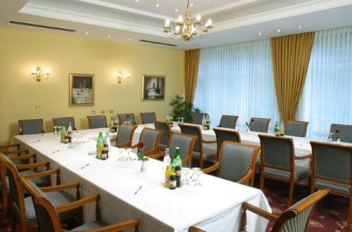 Conference room at Hotel AS in Zagreb, Croatia. Travel with World Lifetime Journeys