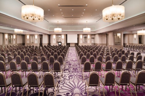 Conference room at Sheraton Zagreb Hotel in Croatia. Travel with World Lifetime Journeys