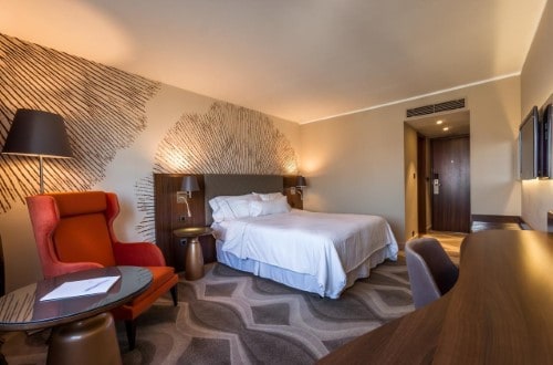 Deluxe room at The Westin Zagreb in Croatia. Travel with World Lifetime Journeys