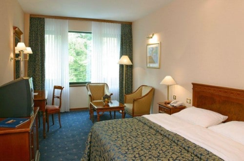 Double room at Hotel AS in Zagreb, Croatia. Travel with World Lifetime Journeys