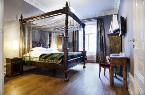 Double room at Hotel Hellsten in Stockholm, Sweden. Travel with World Lifetime Journeys