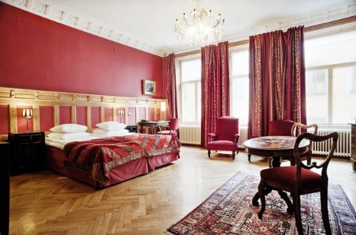 Double room at Hotel Hellsten in Stockholm, Sweden. Travel with World Lifetime Journeys