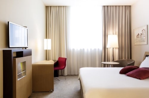 Double room at Novotel Bern Expo in Bern, Switzerland. Travel with World Lifetime Journeys