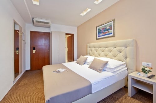 Double room at Hotel Central in Zagreb, Croatia. Travel with World Lifetime Journeys