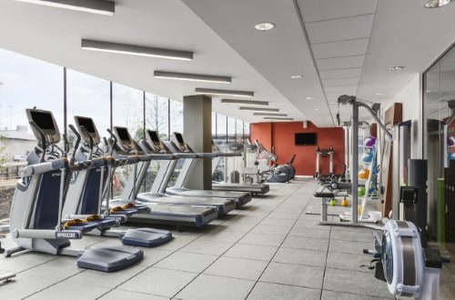 Gym room at Hilton London Wembley in United Kingdom. Travel with World Lifetime Journeys