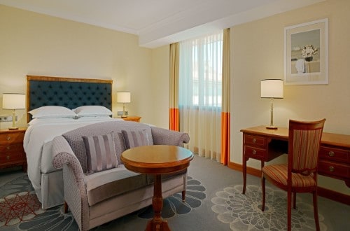 King Executive suite at Sheraton Zagreb Hotel in Croatia. Travel with World Lifetime Journeys