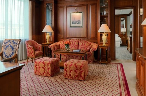 Presidential suite office area at Sheraton Zagreb Hotel in Croatia. Travel with World Lifetime Journeys