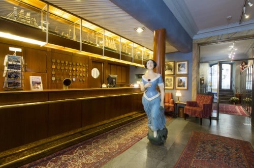 Reception at Lady Hamilton Hotel in Stockholm, Sweden. Travel with World Lifetime Journeys