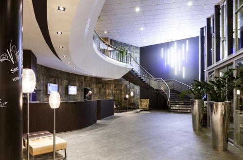 Reception area at Novotel Bern Expo in Bern, Switzerland. Travel with World Lifetime Journeys