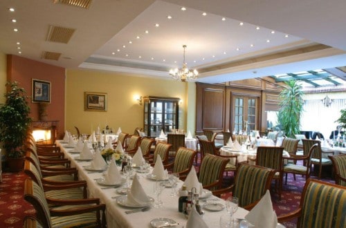 Restaurant at Hotel AS in Zagreb, Croatia. Travel with World Lifetime Journeys