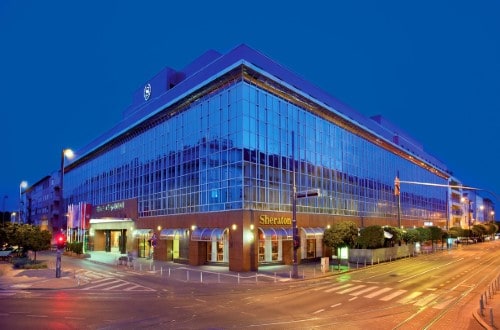 Street view at Sheraton Zagreb Hotel in Croatia. Travel with World Lifetime Journeys