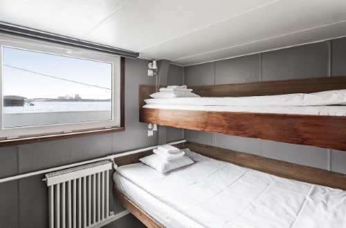 Twin room at Rygerfjord Hotel in Stockholm, Sweden. Travel with World Lifetime Journeys