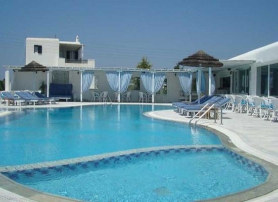 Family summer holiday in Mykonos Bellissimo resort hotel Giannoulaki Aparthotel