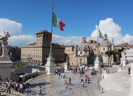 Vittorio Emanuele monument Italy religious tour. Travel with World Lifetime Journeys