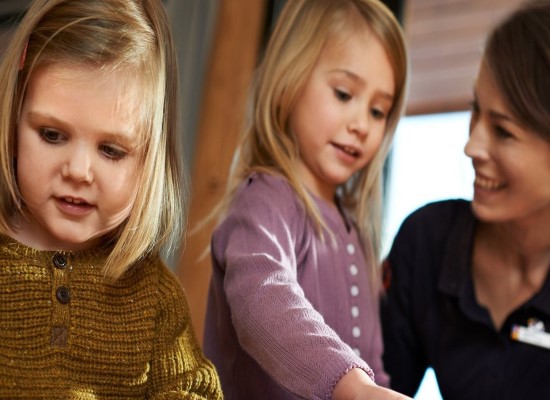 Children at Serre Chevalier Hotel French Alps. Travel with World Lifetime Journeys