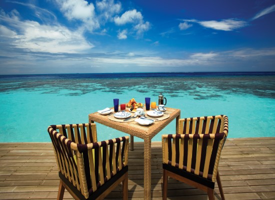 The spice restaurant at OBLU Atmosphere Helengeli Maldives. Travel with World Lifetime Journeys